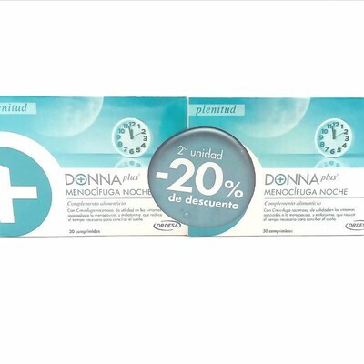 DONNA PLUS MENOCIFUGA NOCHE 2 ENVASES 30 COMPRIM