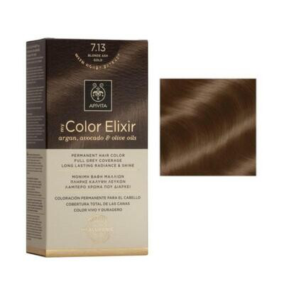 APIVITA COLOR ELIXIR 7.13 Rubio Ceniza Dorado