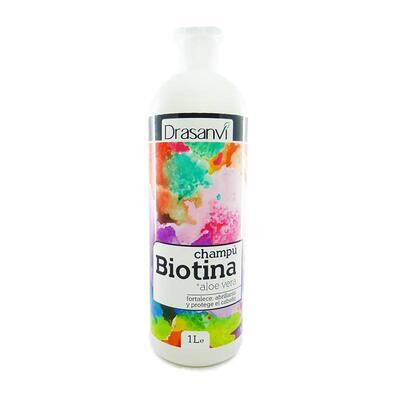 DRASANVI CHAMPU DE BIOTINA Y ALOE VERA 1 L