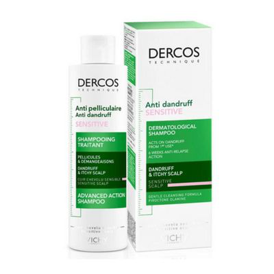 DERCOS TECHNIQUE CHAMPU ANTICASPA SENSIBLE 200 M