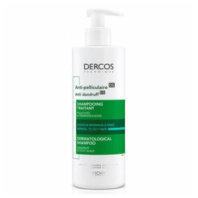 DERCOS TECHNIQUE ANTICASPA CHAMPU CABELLO GRASO 400 ML