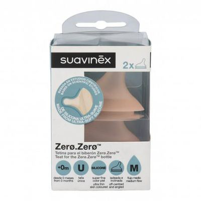 SUAVINEX TETINA ZERO SILICONA ANTICOLICO FLUJO M