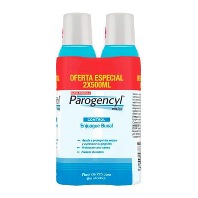 PAROGENCYL ENCIAS CONTROL COLUTORIO 500 ML 2U