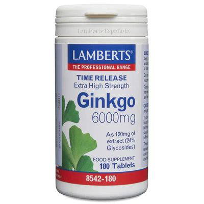 LAMBERTS GINKGO 6000MG 180 TABS