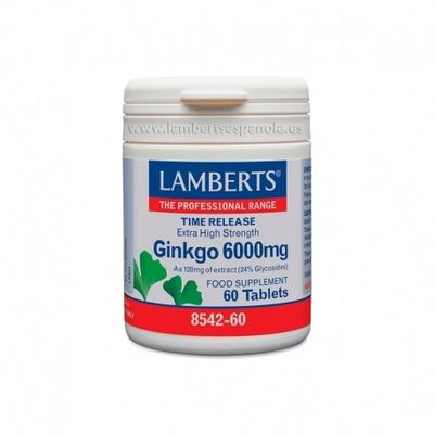 LAMBERTS GINKGO 6000 MG 60 CP