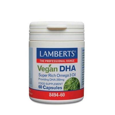 LAMBERTS VEGAN DHA 60 CAPSULAS