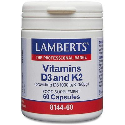 LAMBERTS VITAMINA D3 Y K2 60 CAPSULAS
