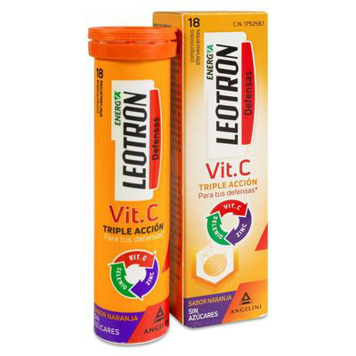 LEOTRON VITAMINA C 18 COMPRIMIDOS EFERVESCENTES