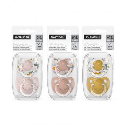 CHUPETE SILICONA ANATOMICO SUAVINEX CLASICO +18M