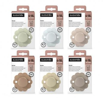 SUAVINEX CHUPETE SILICONA FISIOLOGICO WONDER SX PRO SOFT 6 - 18 MESES 1 UNIDAD