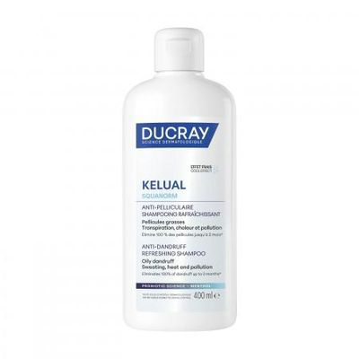 DUCRAY KELUAL SQUANORM ANTICASPA CHAMPU REFRESCANTE  400 ML