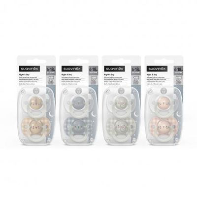 SUAVINEX CHUPETE SILICONA FISIOLOGICO  FUSION 4 - 18 MESES 2 UNIDADES