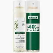 KLORANE CHAMPU SECO EXTRASUAVE AL EXTRACTO DE AVENA 2 ENVASES 150 ML PACK DUO