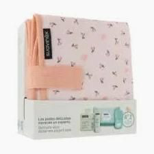 SUAVINEX CANASTILLA BABY CARE CHANGING PAD 26 BIRDIES SET COLOR ROSA