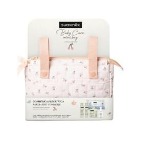 SUAVINEX CANASTILLA BABY CARE MINI BAG SET COLOR ROSA