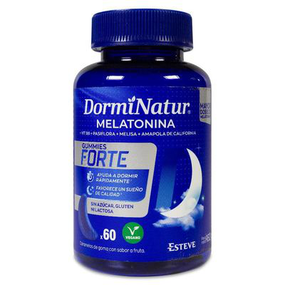 DORMINATUR GUMMIES FORTE 60 CARAMELOS DE GOMA SABOR FRUTA