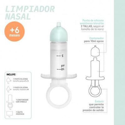 SUAVINEX JERINGUILLA LAVADO NASAL + 4 MESES 1 UNIDAD