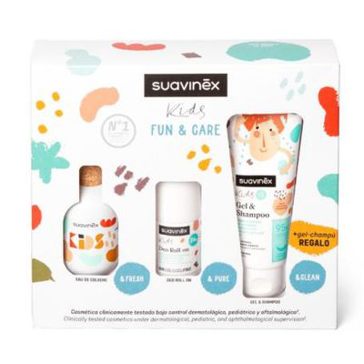 SUAVINEX KIDS SET FUN & CARE 1 DEO ROLL ON 50 ML + 1 COLONIA 100 ML + REGALO