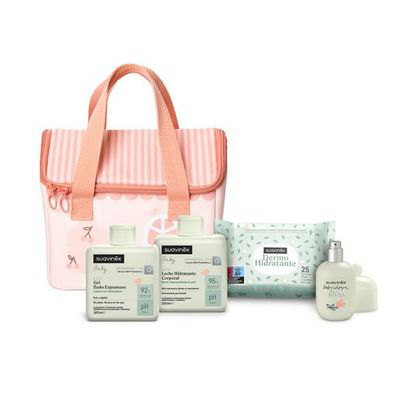SUAVINEX CANASTILLA MY LITTLE SNACK BAG BIRDIES SET COLOR ROSA
