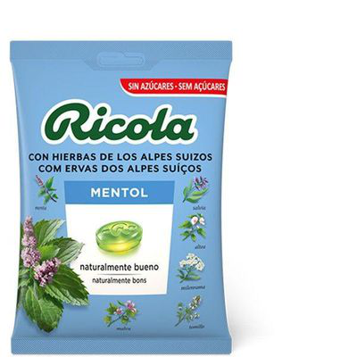 RICOLA CARAMELOS SIN AZUCAR SABOR MENTOL BOLSA 70 G