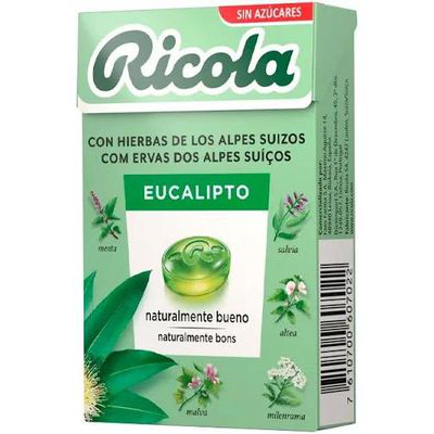 RICOLA CARAMELOS SIN AZUCAR EUCALIPTUS 50 G