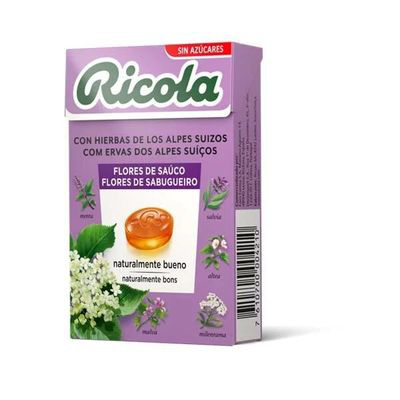 RICOLA CARAMELOS SIN AZUCAR FLOR DE SAUCO 50 G