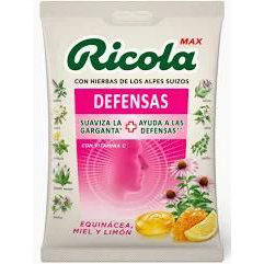 RICOLA MAX CARAMELOS 1 BOLSA 70 G SABOR EQUINACEA MIEL Y LIMON