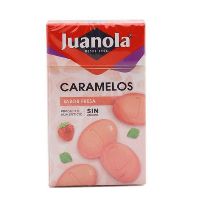 JUANOLA CARAMELOS SABOR FRESA 50G