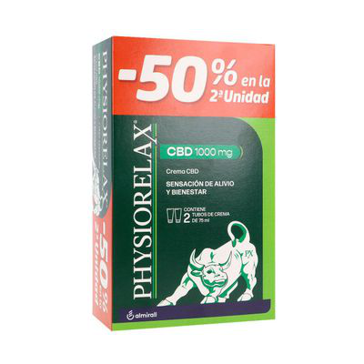 PHYSIORELAX PACK CBD CREMA 2X75 ML