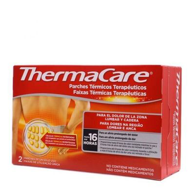 THERMACARE PARCHE TERMICO ZONA LUMBAR CADERA 2 P
