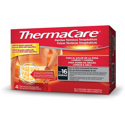 THERMACARE PARCHE TERMICO ZONA LUMBAR CADERA 4 P