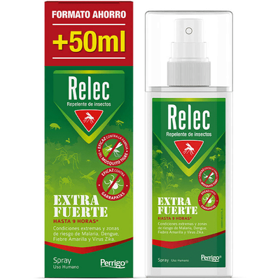 RELEC EXTRAFUERTE REPELENTE DE MOSQUITOS SPRAY X