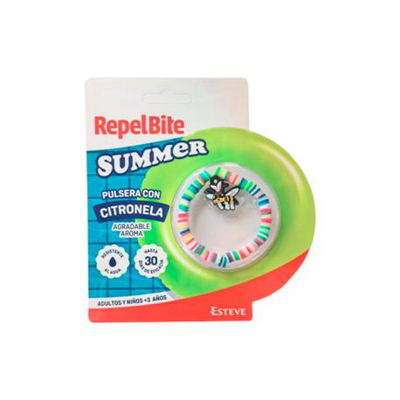 REPEL BITE PULSERA CON CITRONELA 1 UNIDAD SUMMER