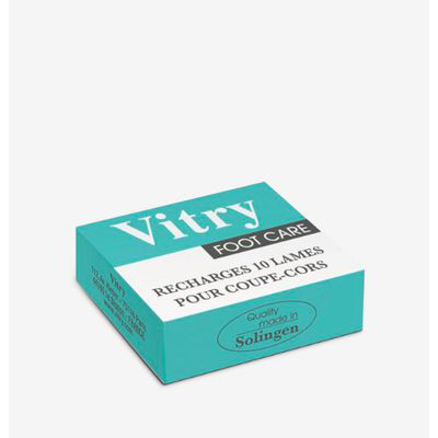 VITRY RECAMBIO DE 10 CUCHILLAS PARA CORTACALLOS 1078