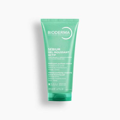 SEBIUM GEL MOUSSANT ACTIF 1 TUBO 200 ML