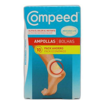 COMPEED AMPOLLAS TALLA MEDIANA 10 UNIDADES PACK AHORRO