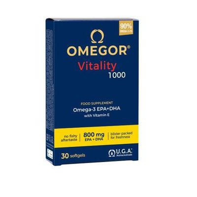 OMEGOR VITALITY 1000 30 PERLAS