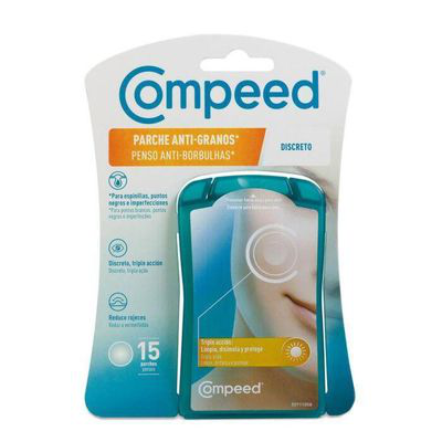 COMPEED PARCHE ANTI-GRANOS DISCRETO TRIPLE ACCION 15 UNIDADES