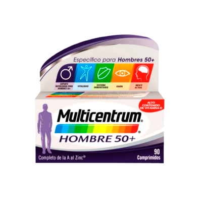 MULTICENTRUM HOMBRE 50  90 COMPRIMIDOS