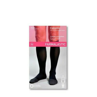 CALCETIN FARMALASTIC  COMPRESION NORMAL ANTIBACTERIANO