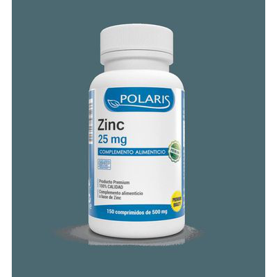 ZINC 25MG 150 COMPRIMIDOS POLARIS