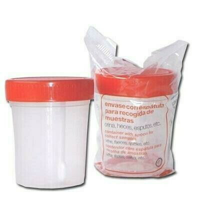 ACOFAR ENVASE CON ESPATULA RECOGIDA MUESTRAS