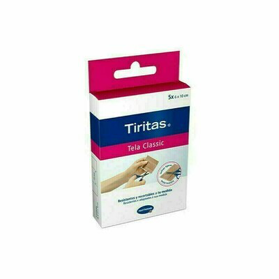 TIRITAS CLASSIC APOSITO ADHESIVO C/ TIJERA 10 CM