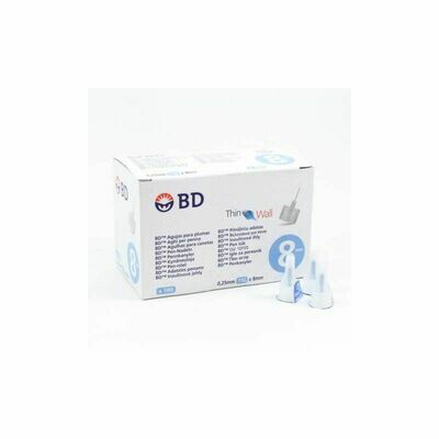 AGUJA PARA PLUMAS ESTERIL BD 31 G (0.25 MM X 8 M