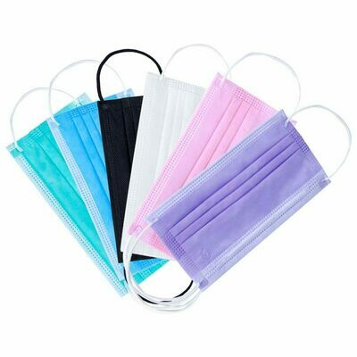 MASCARILLA QUIRURGICA IIR COLORES