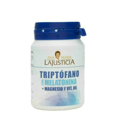 TRIPTOFANO CON MELATONINA   MAGNESIO Y VIT B6 60