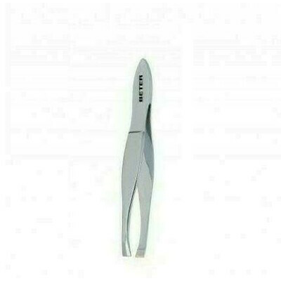 PINZAS DEPILAR BETER CROMADA P RECTA 7.2 CM