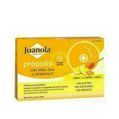 JUANOLA PASTILLAS BLANDAS PROPOLIS LIMON Y MI