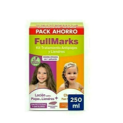 FULLMARKS KIT TRATAMIENTO ANTIPIOJOS Y LIENDR