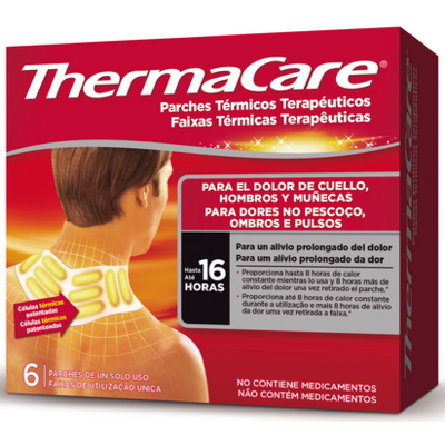 THERMACARE 6 PARCHES TERMICO CUELLO HOMBRO